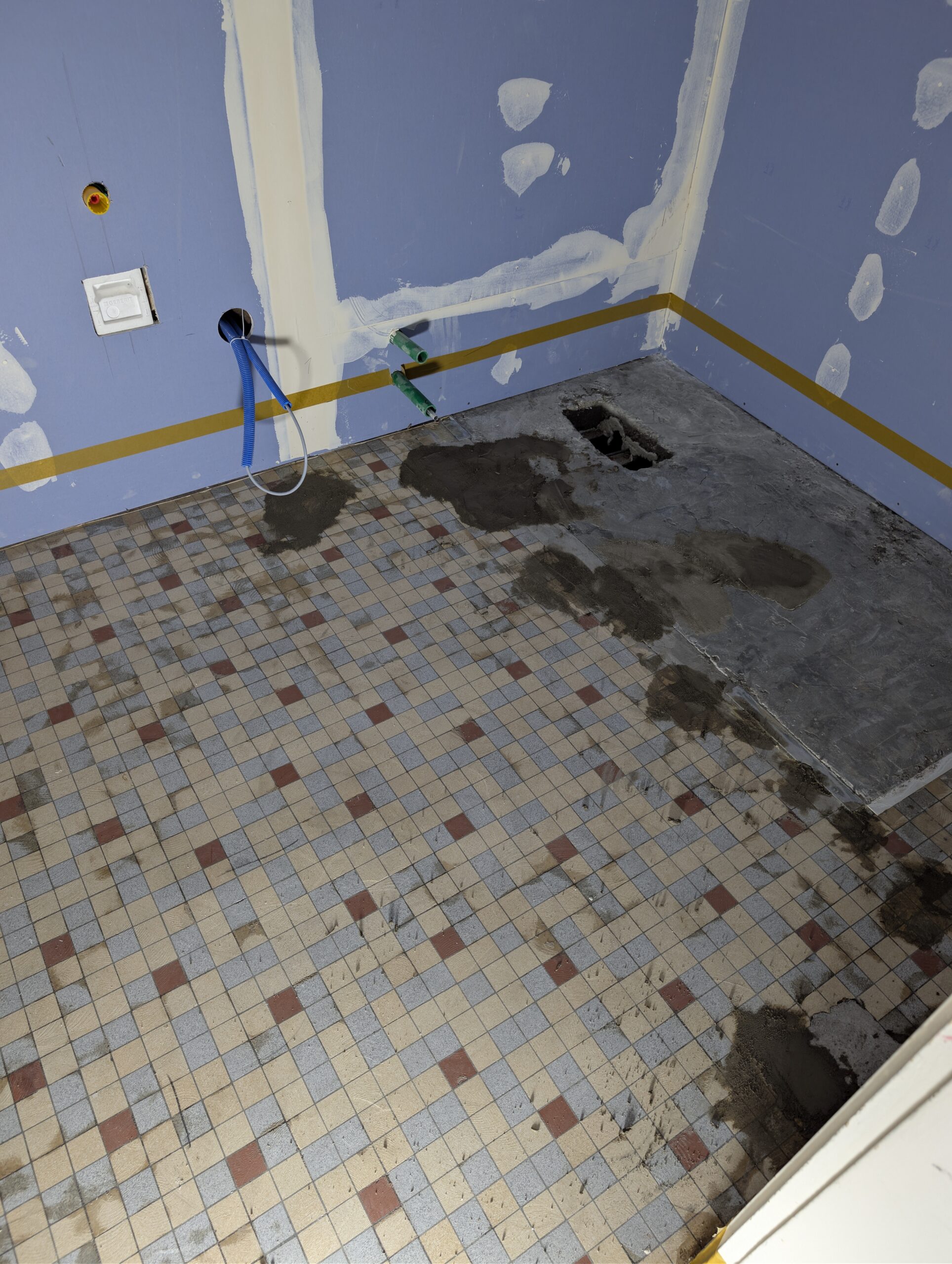 Dettaglio tecnico della posa di membrana impermeabilizzante ad alta resistenza